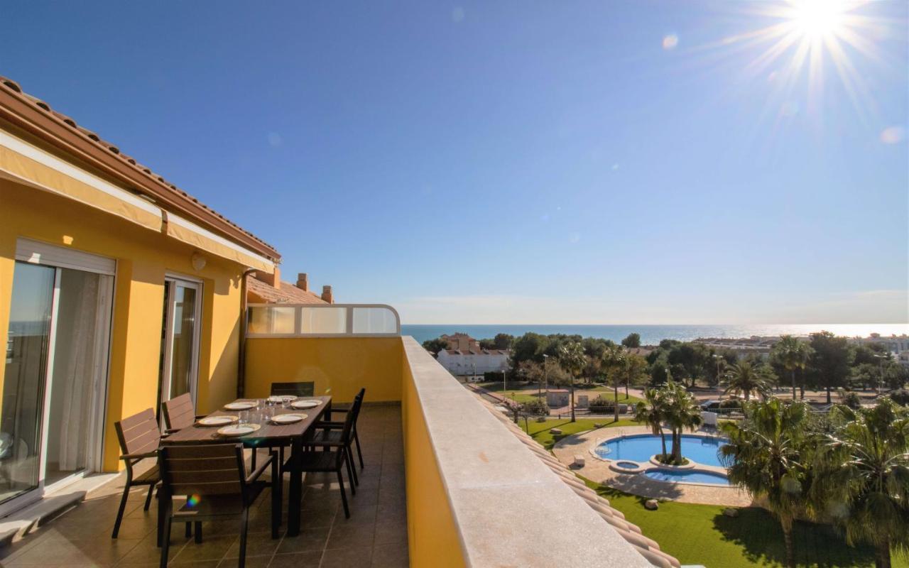 Atico Con Vistas Al Mar , Wifi Y Piscina - Sierra Irta Albert Villas Alcossebre Buitenkant foto