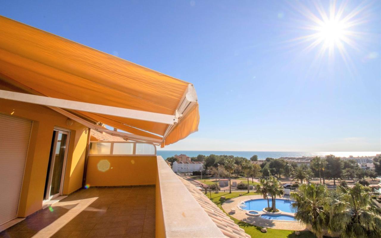 Atico Con Vistas Al Mar , Wifi Y Piscina - Sierra Irta Albert Villas Alcossebre Buitenkant foto
